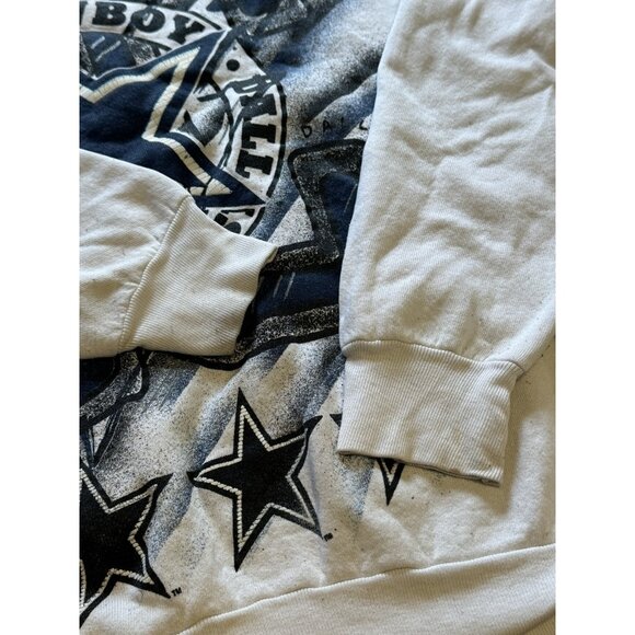 DALLAS COWBOYS Vintage 90's? Crewneck Sweatshirt Measured Athletic‎ Football - Picture 7 of 13